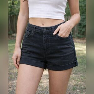 Celebrity Pink Charcoal Black Denim Shorts